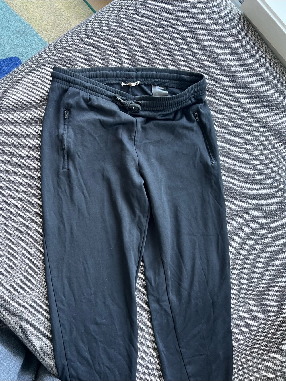 Filippa K Black Tappered Track Pants